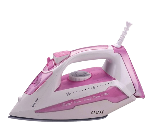 مكواة بخار جلاكسي GAI-106 – 2200 واط، قاعدة سيراميك، خزان ماء 415 مل