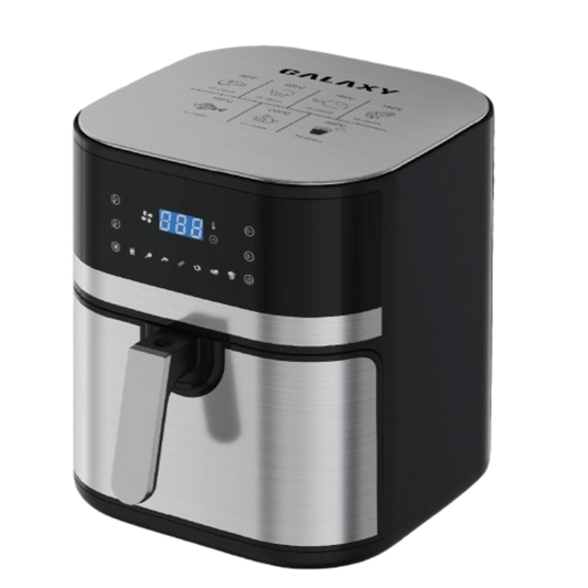 قلاية هوائية Galaxy سعة 8 لتر شاشة رقمية 1800 واط