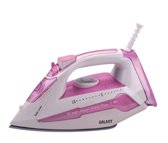 مكواة بخار جلاكسي GAI-106 – 2200 واط، قاعدة سيراميك، خزان ماء 415 مل