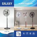 مروحة كهربائية عمودية Galaxy 18 بوصة 3 سرعات 4 شفرات تذبذب تلقائي