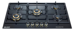 طباخ GAG-96BH – طباخ غاز 5 شعلات مع لوح زجاجي مقوى