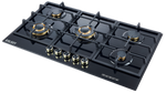 طباخ GAG-96BH – طباخ غاز 5 شعلات مع لوح زجاجي مقوى
