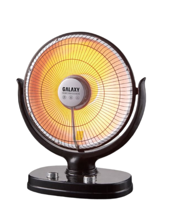 مدفأة كهربائية Galaxy – 1000 واط – تسخين سريع – مفتاح أمان – مناسبة للمكاتب والمساحات الكبيرة