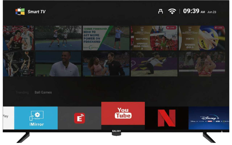 شاشة GALAXY – 70 إنش Frameless UHD ذكية بتقنية متطورة